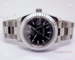 Copy Rolex Datejust President Watch Band With Black Face Midsize Watch 31mm